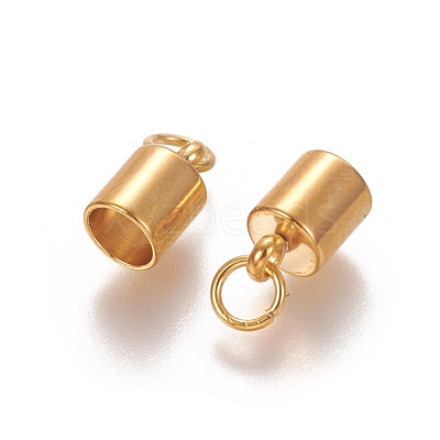 201 Stainless Steel Cord Ends STAS-L226-016D-G-1