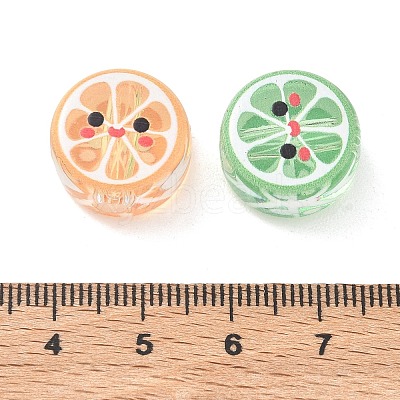 Printed Transparent Acrylic Beads MACR-BM0002-01A-1
