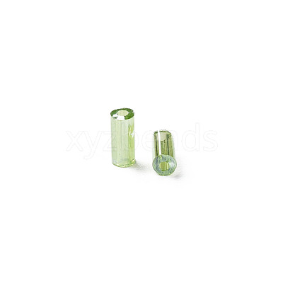 Transparent Colours Luster Glass Bugle Beads SEED-N005-001-A01-1