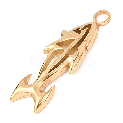 304 Stainless Steel Pendants STAS-D129-13B-G-1