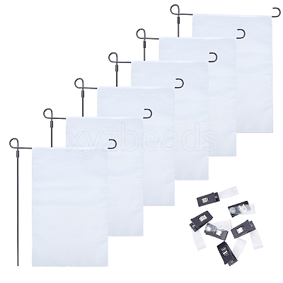 Polyester Garden Flag DIY-GL0001-30-1