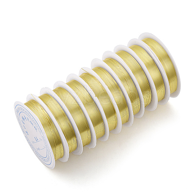 Round Copper Jewelry Wire X-CWIR-Q006-0.7mm-G-1