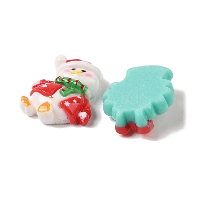 Christmas Opaque Resin Decoden Cabochons RESI-S391-09-1