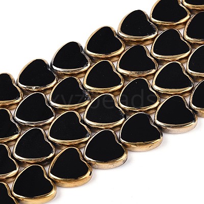 Electroplate Glass Beads Strands EGLA-T021-23C-1
