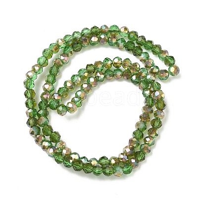 Electroplate Glass Beads Strands EGLA-A034-T4mm-J05-1