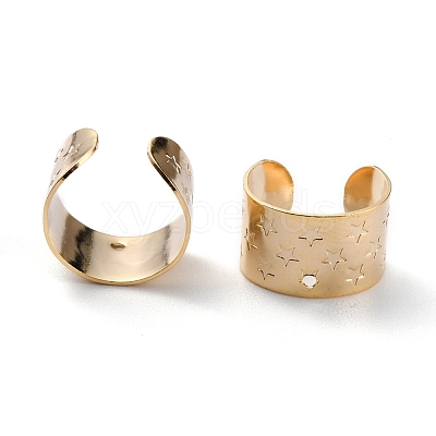 Brass Ear Cuff Findings KK-O131-26G-1