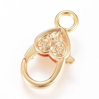 Alloy Lobster Claw Clasps KK-S304-01-1
