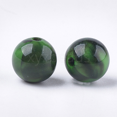 Acrylic Beads OACR-S029-018C-1