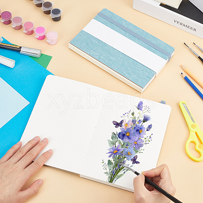Rectangle Watercolor Sketchbook AJEW-WH0455-310B-B-1