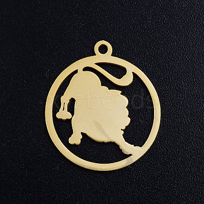 201 Stainless Steel Pendants STAS-S105-JN363-5-1