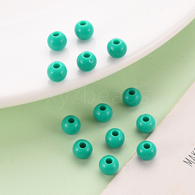 Opaque Acrylic Beads LS-X-MACR-S370-C6mm-S036-1