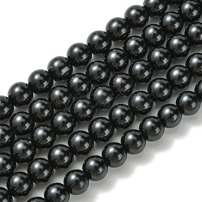 Eco-Friendly Glass Pearl Bead Strands X-HY-A008-8mm-RB080-1