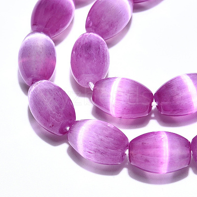 Dyed Natural Selenite Beads Strands G-T138-233F-1