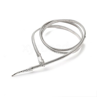 Alloy Snake Chain Belt NJEW-Q391-03P-1