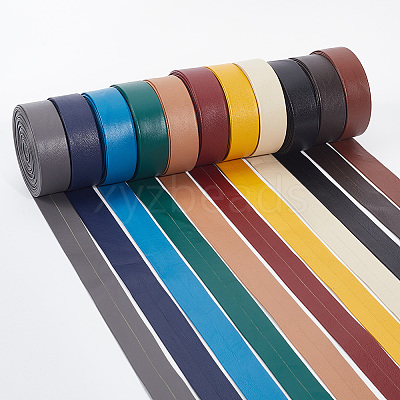 5M Folding PU Leather Flat Cord OCOR-WH20012-14E-10-1