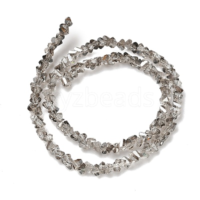Electroplate Transparent Glass Beads Strands EGLA-P061-04C-PL01-1