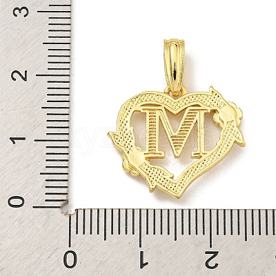 Heart Brass Pendants KK-I714-04G-M-1