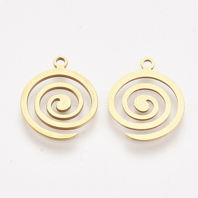 201 Stainless Steel Pendants X-STAS-T044-83G-1
