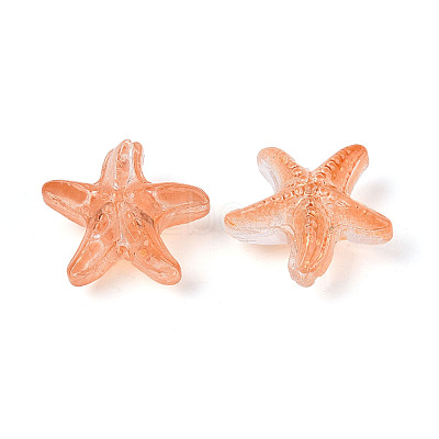 Frosted Glass Beads FGLA-T005-01G-1