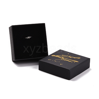 Hot Stamping Cardboard Jewelry Packaging Boxes CON-B007-01B-1