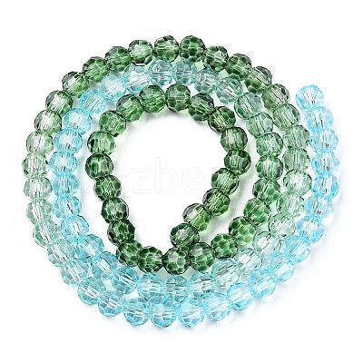Transparent Glass Beads Strands LS-GLAA-E036-07L-1