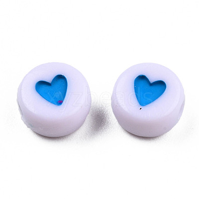 Opaque Acrylic Beads MACR-N008-57H-1