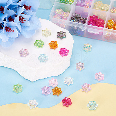 150Pcs 10 Colors Electroplate Glass Beads EGLA-TA0013-65-1