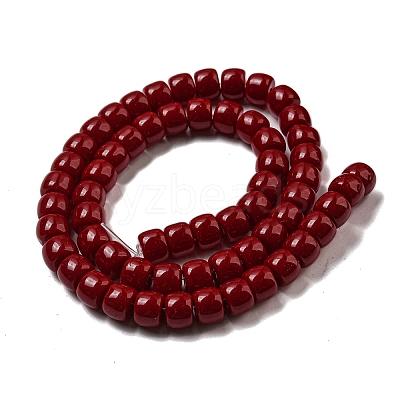 Opaque Glass Beads Strands GLAA-NH0002-B07-1