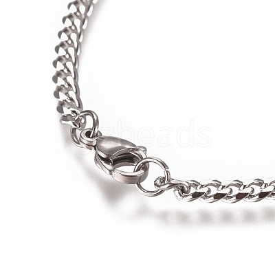 Tarnish Resistant Men's Curb Chain BJEW-E369-14C-1