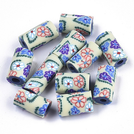 Handmade Polymer Clay Beads X-CLAY-N006-36P-1