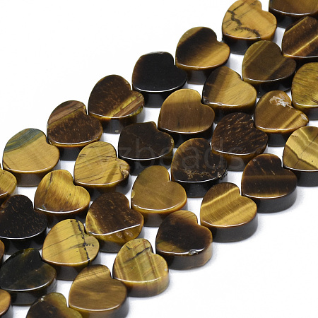 Natural Tiger Eye Bead Strands G-T074-01-1