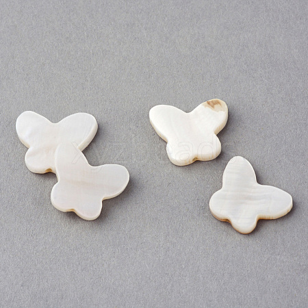 Natural Sea Shell Beads X-SSHEL-Q296-30-1