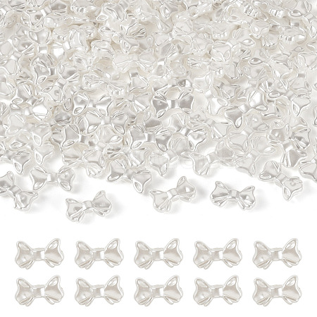 200Pcs ABS Imitation Pearl Beads OACR-TA0003-84C-1