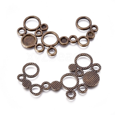 Alloy Cabochon Connector Settings X-EA10977Y-AB-1