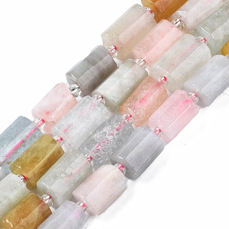 Natural Morganite Beads Strands G-S376-014-1