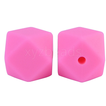 Octagon Food Grade Silicone Beads PW-WG43860-88-1
