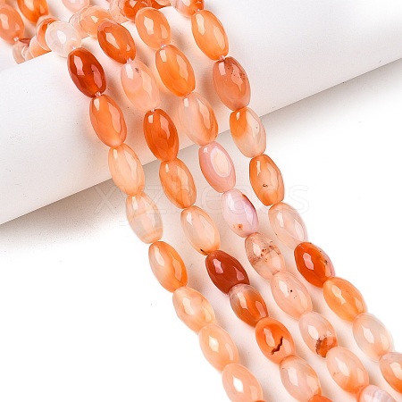 Natural Pink Agate Beads Strands G-T138-180H-1