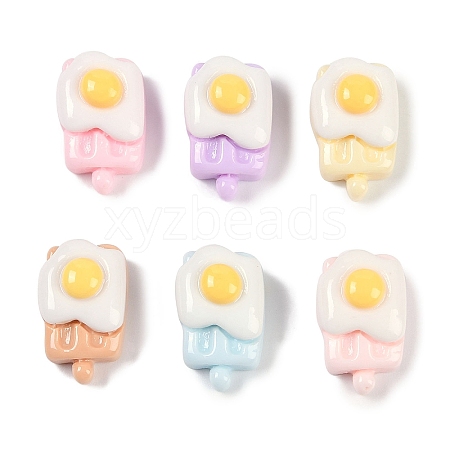 Macaron Color Egg Theme Opaque Resin Decoden Cabochons CRES-M036-10C-1