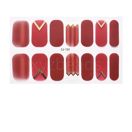 Full Wraps Nail Polish Stickers MRMJ-T078-ZJ124-1