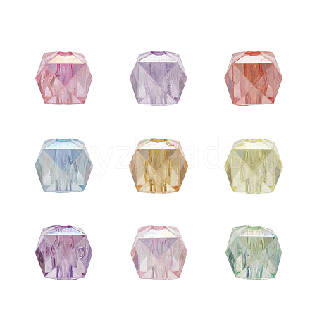 200Pcs Transparent Acrylic Beads TACR-YW0001-23-1