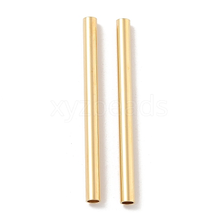 Brass Tube Beads KK-H503-03G-03-1