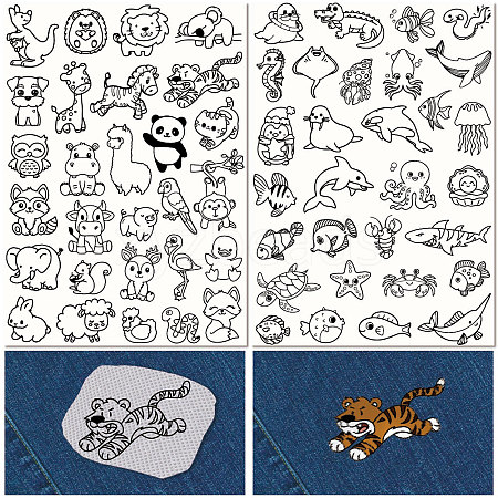 Plastic Water-soluble Embroidery Aid Drawing Sketch DIY-WH0514-033-1