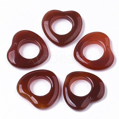Natural Carnelian/Red Agate Pendants G-R473-02-1