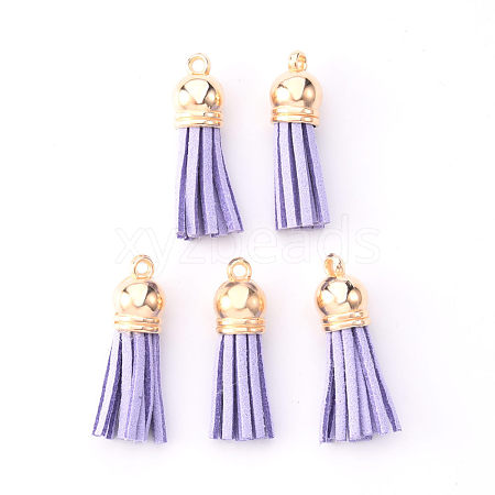 Faux Suede Tassel Pendant Decorations X-FIND-R095-030LG-1