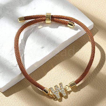 Adjustable Nylon Cord Bracelets BJEW-C096-01G-23-1