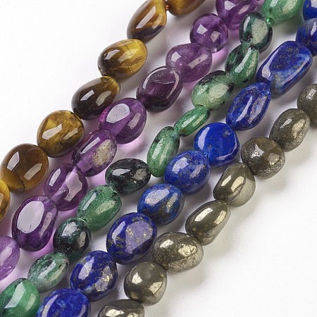 Natural Gemstone Beads Strands G-F575-01-1