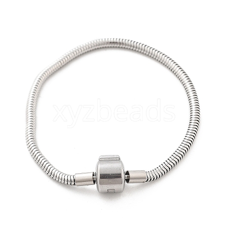 304 Stainless Steel Bracelets BJEW-M079-01P-06-1