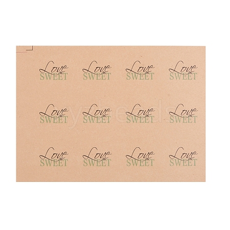 Self-Adhesive Kraft Paper Gift Tag Stickers DIY-D028-02B-01-1