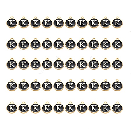 Golden Plated Alloy Charms ENAM-SZ0001-25B-K-1