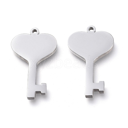 304 Stainless Steel Pendants STAS-WH0016-05-P01-1